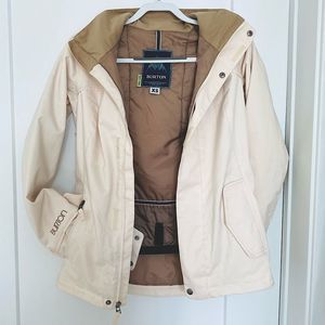 BURTON SNOW JACKET || DRY RIDE || HOODED SNOWBOARD SKI JACKET NEW! XS